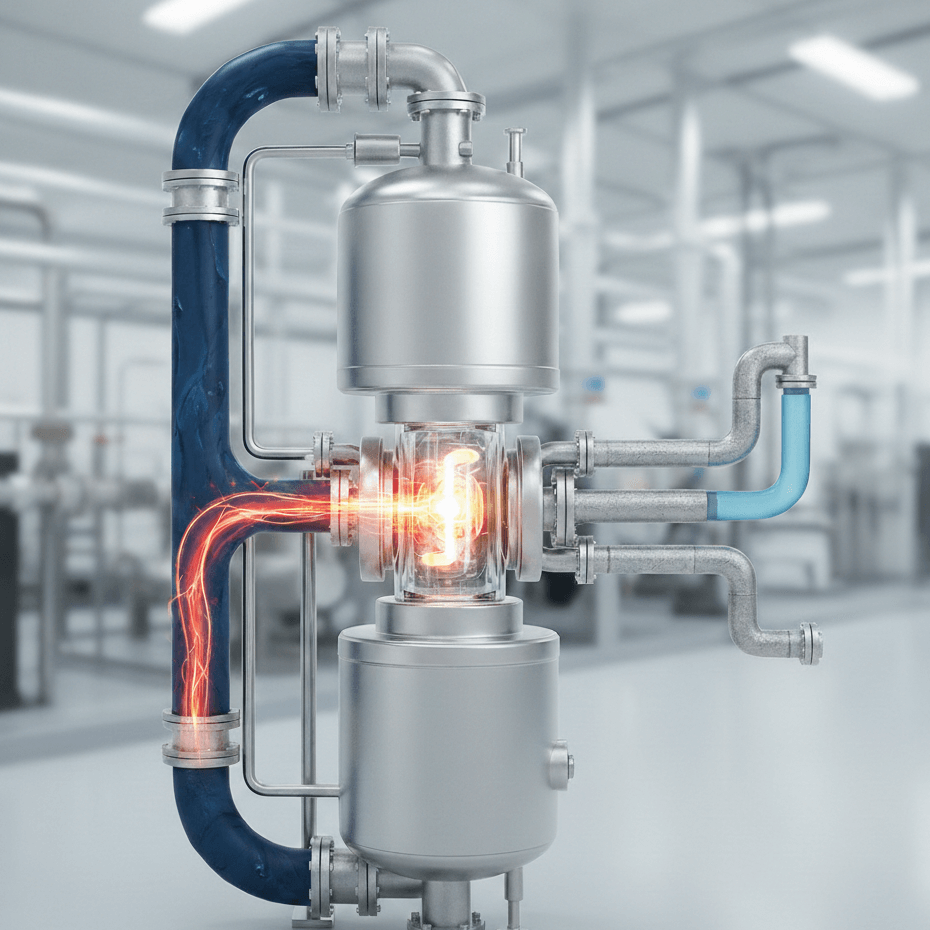 무인자동 폐수열 회수기